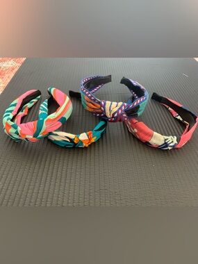 Patterned Knot Headbands - Pink, Teal, Blue, Coral